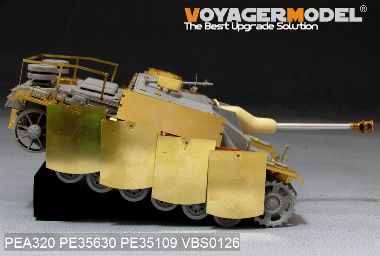 Voyager Model PEA320 WWII German StuG.III Ausf.G Final version Pivot-Mounting Swinging Type Hull Side Armour Skirts (For DRAGON) 1/35 – Bild 10