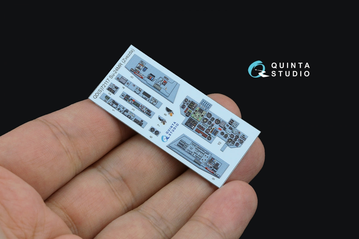 Quinta Studio QDS-72117 Su-24MR 3D-Printed coloured Interior on decal paper (Zvezda) (small version) 1/72 – Bild 4