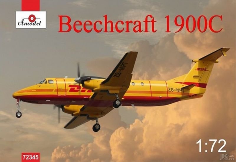 Modèle A 72345 Beech 1900C DHL 1/72