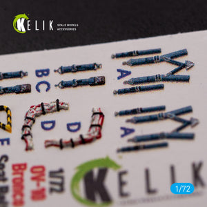 KELIK K72081 OV-10D+ &amp;quot;Bronco&amp;quot; interior 3D decals for ICM kit 1/72 – immagine 8