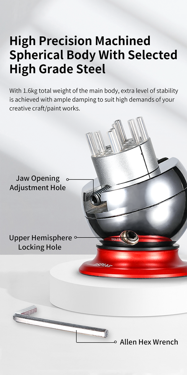 DSPIAE AT-SV Omnidirectional Spherical Vise – immagine 7