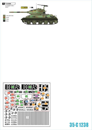 Star Decals 35-C1238 Domovinski Rat / Homeland War 1991-95. T-34/85M 1/35 – immagine 2