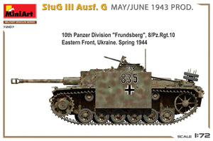 MiniArt 72107 StuG III Ausf. G MAY/JUNE 1943 PROD. 1/72 – zdjęcie 7