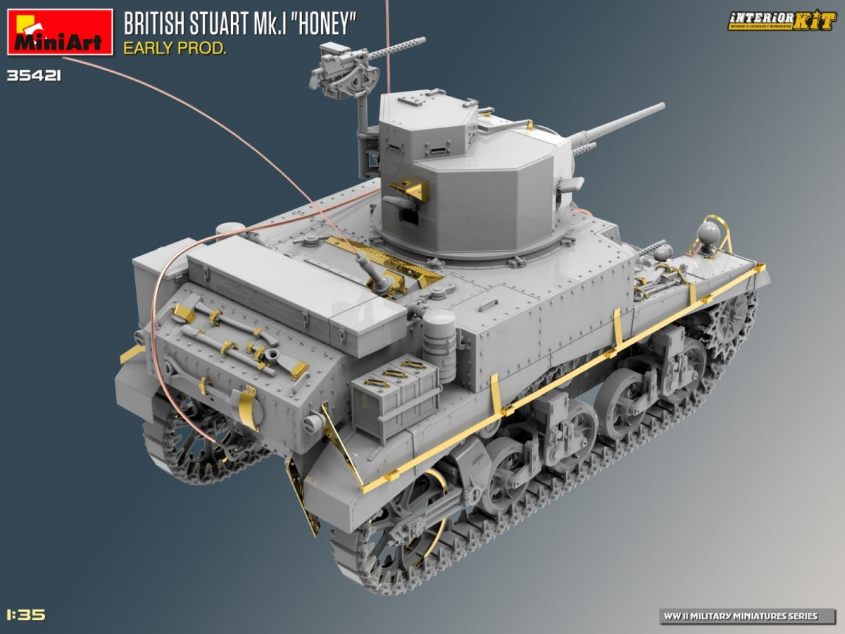 MiniArt 35421 BRITISH STUART MK.I HONEY EARLY PROD. INTERIOR KIT 1/35 – immagine 3