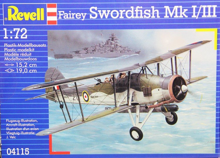 Revell 04115 Fairey Swordfish Mk.I/III 1/72