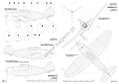 Kagero 7122 Republic P-43 Lancer EN/PL – image 5