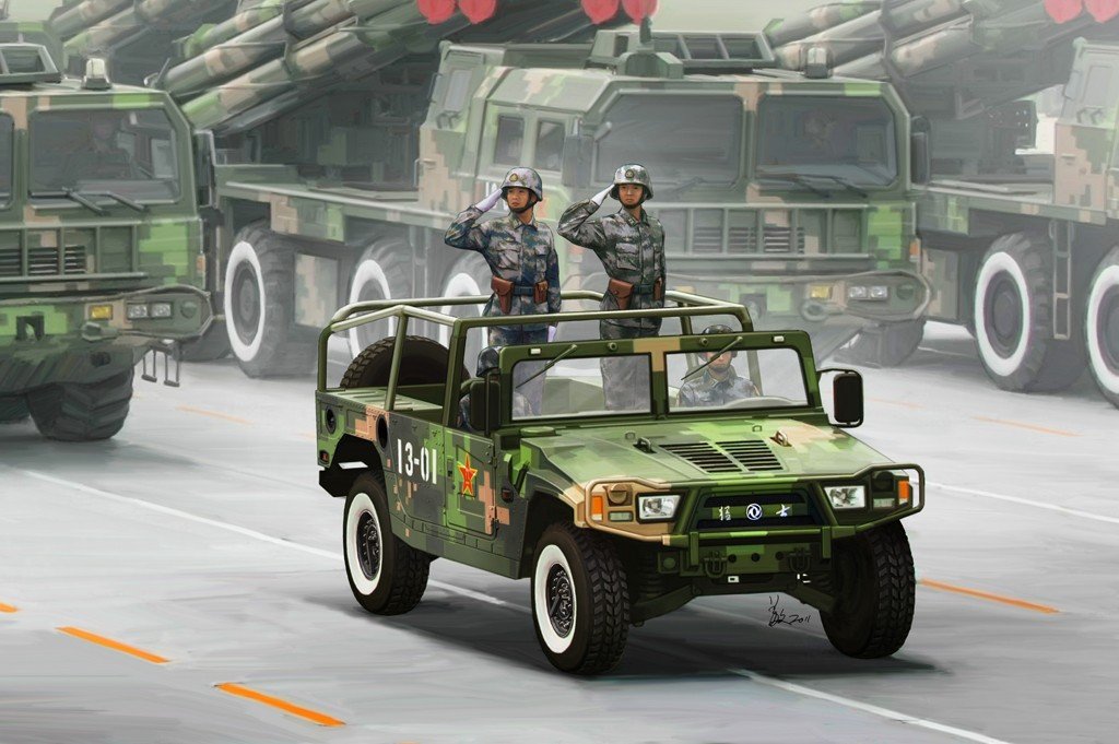 Hobby Boss 82467 Meng Shi 1.5 ton Military Light Utility Vehicle- Parade Versi 1/35
