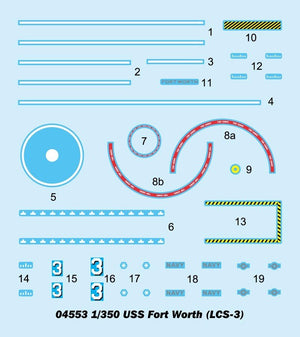 Trumpeter 04553 USS Fort Worth LCS-3 1/350 – zdjęcie 4