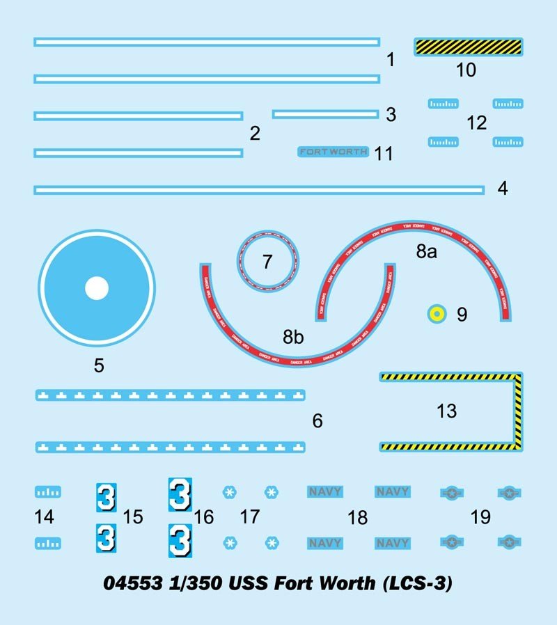 Trumpeter 04553 USS Fort Worth LCS-3 1/350 – zdjęcie 4