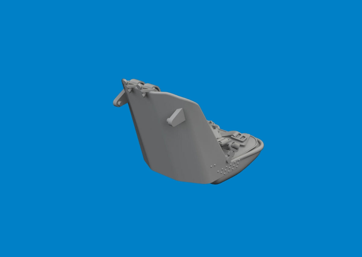 Eduard 6481038 Fw 190A seat w/ integral belts PRINT EDUARD 1/48 – immagine 4