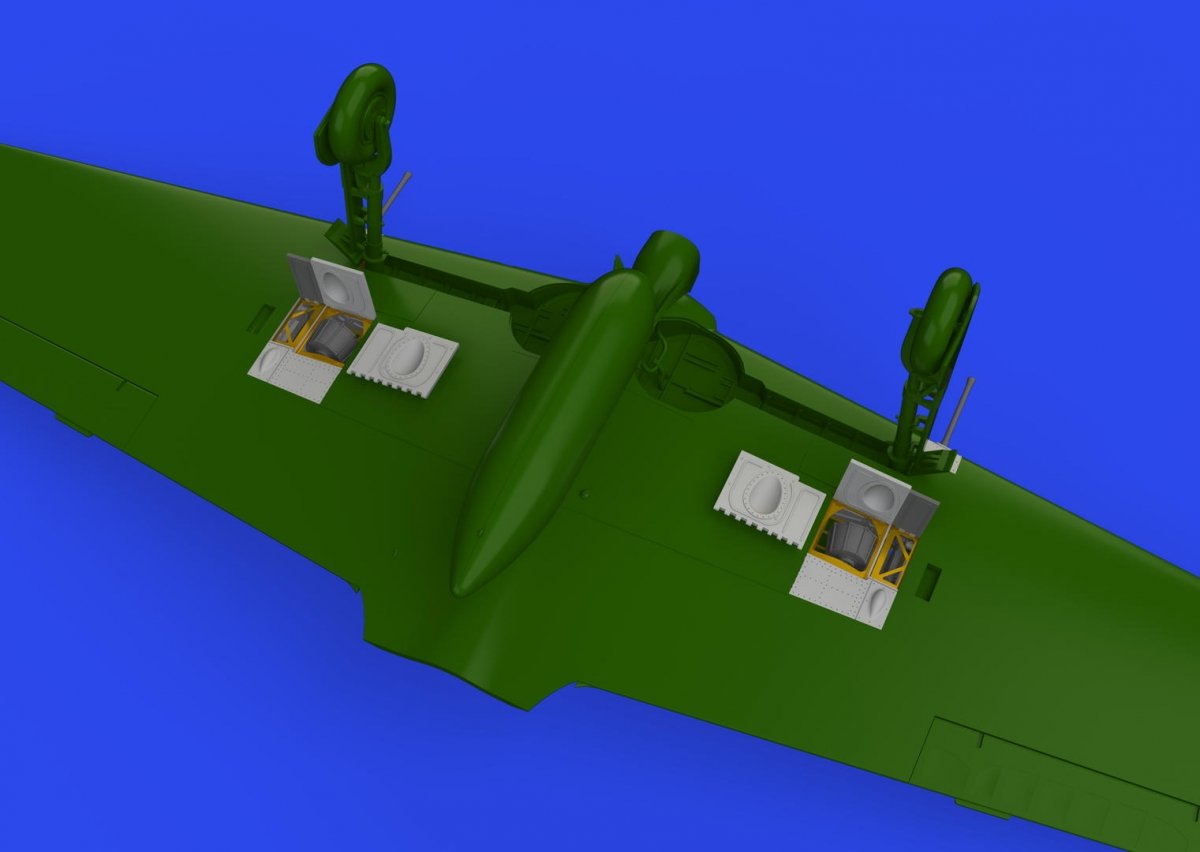 Eduard 648884 A6M3 gun bays long barrel PRINT EDUARD 1/48 – immagine 2