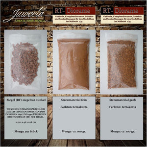 RT-Diorama 35208 Bricks, scattering material &amp;quot;fine &amp;amp; coarse&amp;quot; 1/35
