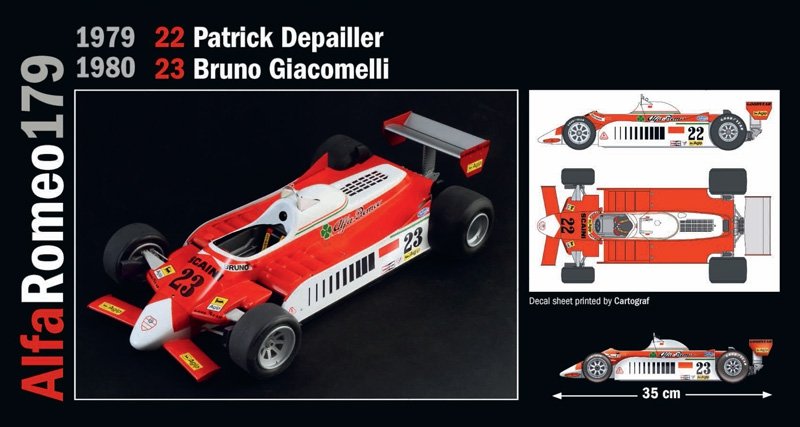 Italeri 4704 ALFA ROMEO 179 - 179C 1/12 – imagen 2