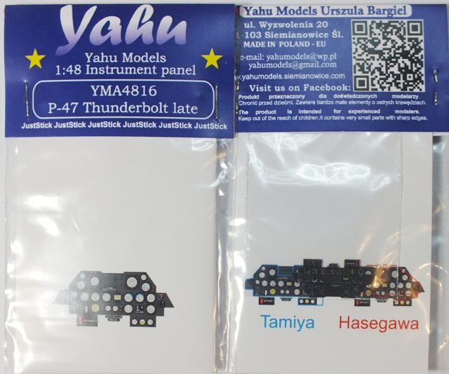 Yahu YMA4816 P-47 D tardif (Tamiya) 1/48