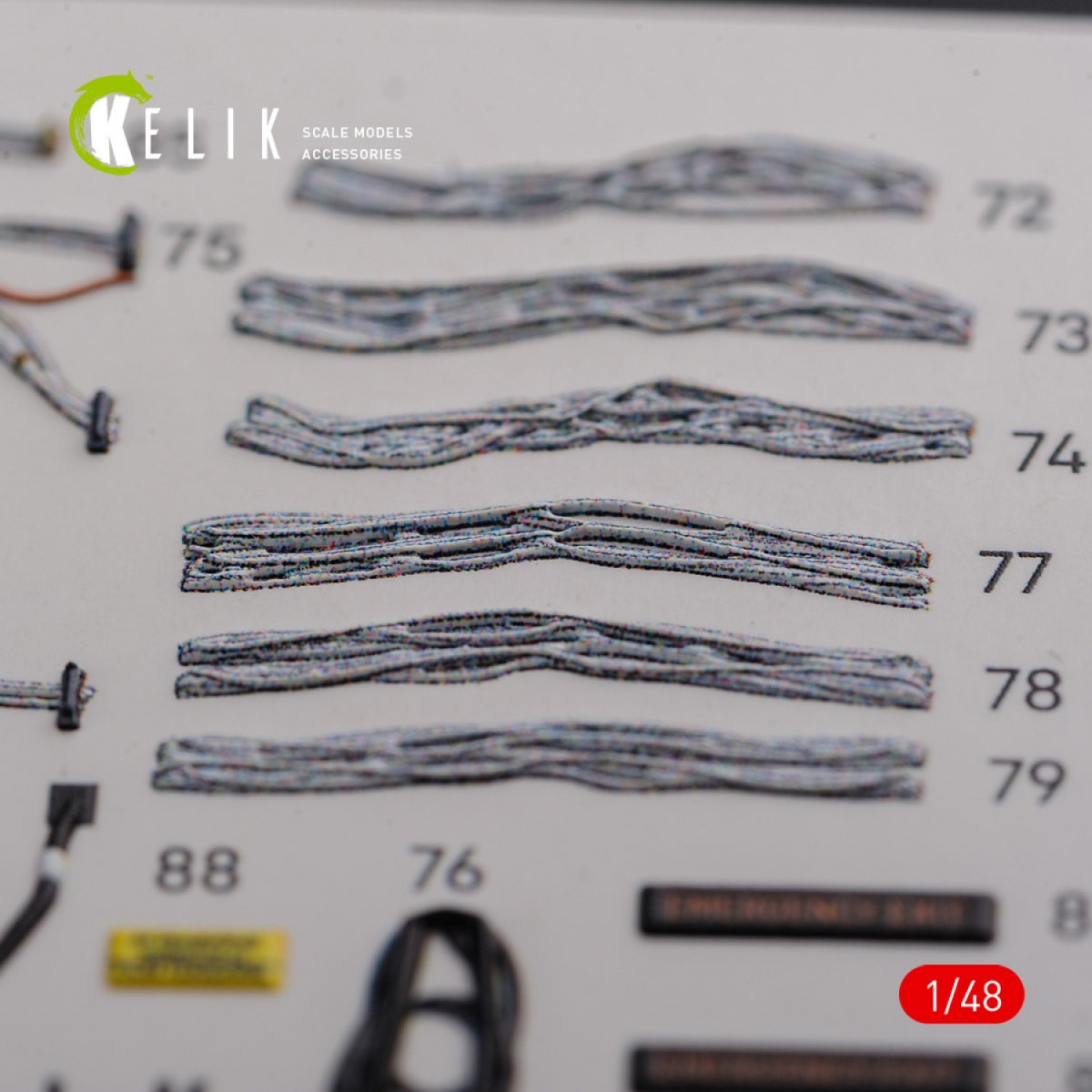 Décalcomanies 3D pour l&amp;#39;intérieur du compartiment cargo du CH-46E (KELIK K48091) pour la maquette Academy au 1/48 – image 14