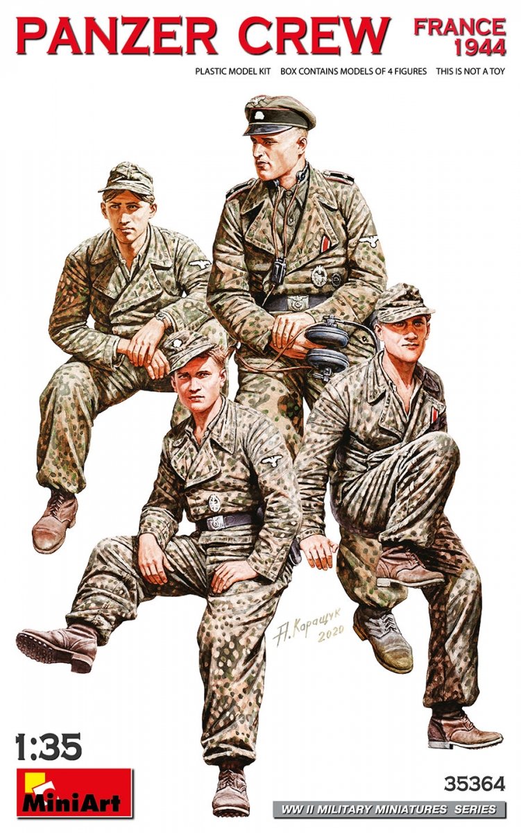 MiniArt 35364 ÉQUIPAGE DE PANZERS. FRANCE 1944 1/35