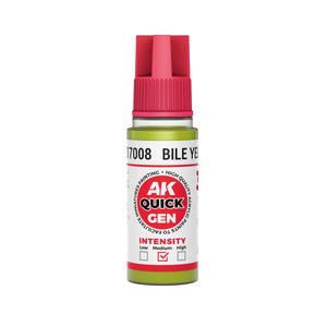 AK Interactive AK17008 BILE YELLOW – QUICK GEN COLOR 18ml