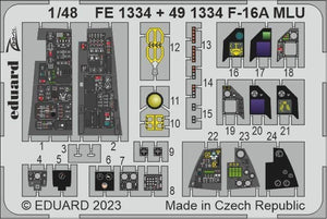 Eduard BIG49367 F-16A MLU KINETIC MODEL 1/48 – immagine 5
