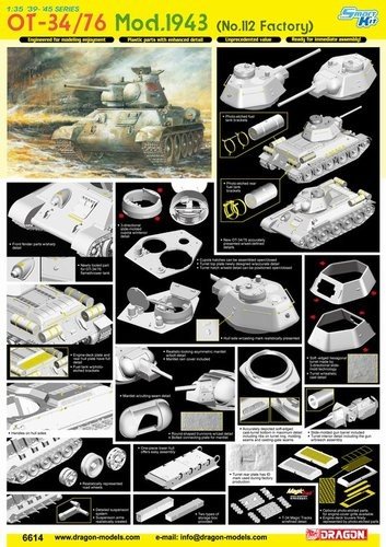 Dragon 6614 Soviet OT-34/76 model 1943 1/35 – Bild 2