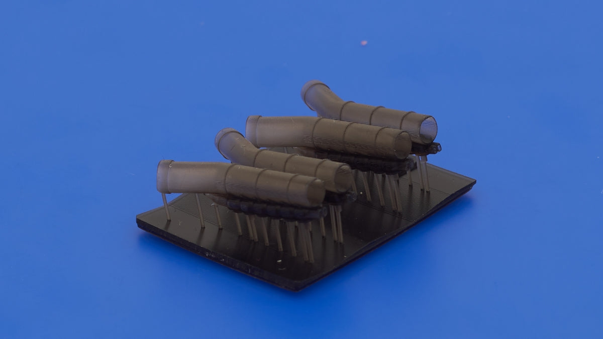 Omask 107209 He 111H-16 - H-22 exhausts (Hasegawa) 3D print 1/72 – Bild 3