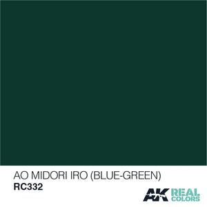AK Interactive RC332 AO MIDORI IRO (BLUE-GREEN) 10ML – immagine 2
