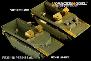 Voyager Model PE35488 WWII US LVT-4 Water Buffalo Landing Vehicle Tracked Late version basic For AFV CLUB 35198 1/35 – zdjęcie 7