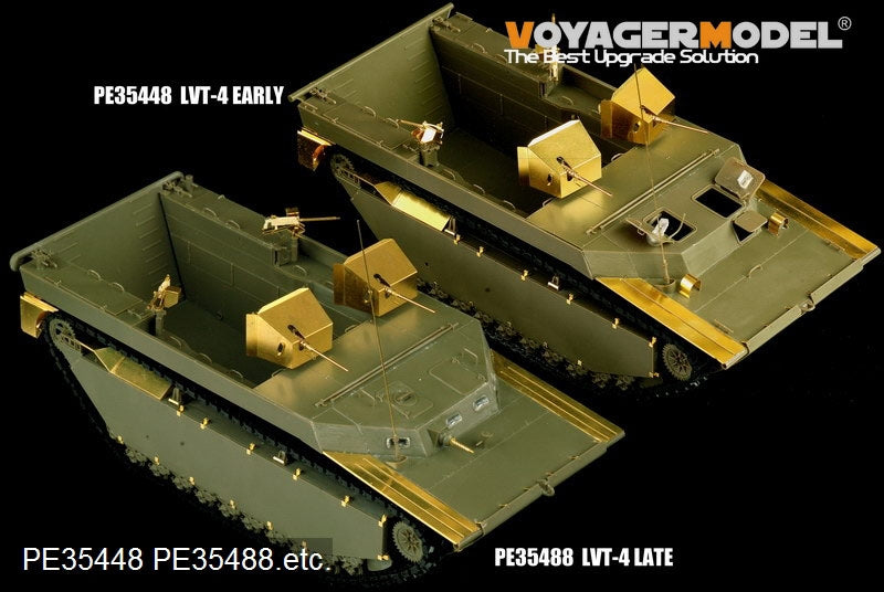 Voyager Model PE35488 WWII US LVT-4 Water Buffalo Landing Vehicle Tracked Late version basic For AFV CLUB 35198 1/35 – zdjęcie 7