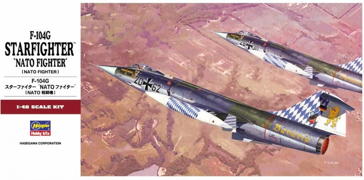 Hasegawa PT20 NATO Fighter F-104G Starfighter "NATO Fighter" 1/48