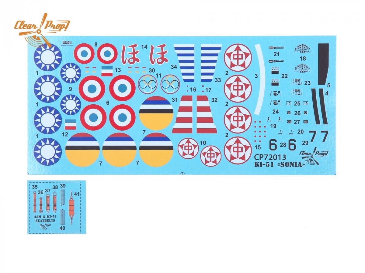 Clear Prop! CP72013 Ki-51 Sonia in foreign service STARTER KIT 1/72 – imagen 4