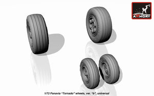 Armory Models AW72501b Panavia Tornado wheels, w/ tyres type “b” (GY) 1/72 – immagine 5