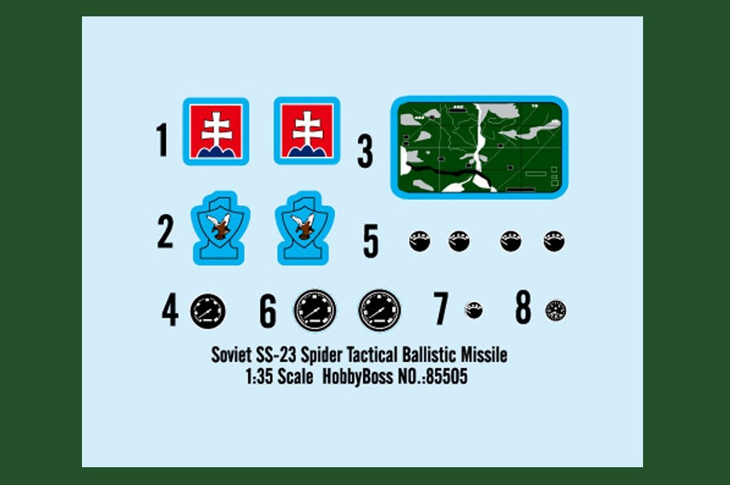 Hobby Boss 85505 Soviet SS-23 Spider Tactical Ballistic Missile 1/35 – imagen 4