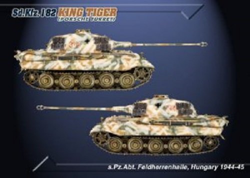 Dragon 6189 Sd. Kfz. 182 King Tiger (Porsche Turret) 1/35 – immagine 4
