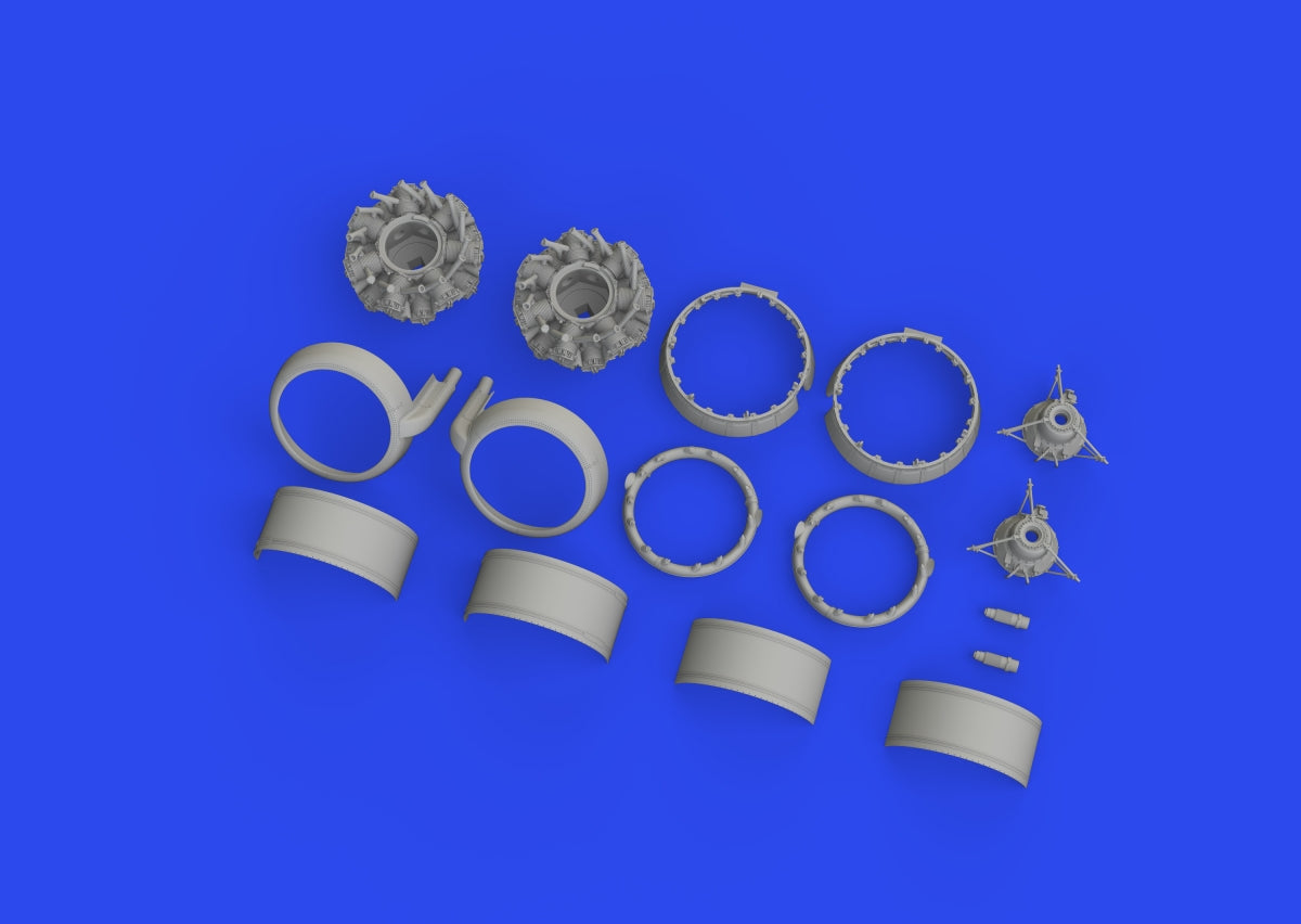 Eduard 648983 Beaufort Mk. I engines PRINT ICM 1/48 – immagine 4