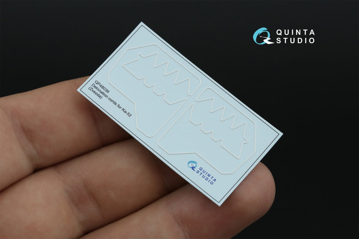 Quinta Studio QD48470 Ka-52 3D-Printed coloured Interior on decal paper (Zvezda) 1/48 – Bild 6