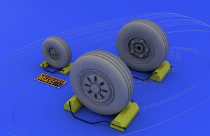 Eduard 648017 F-22A wheels 1/48 (Hasegawa) – immagine 2