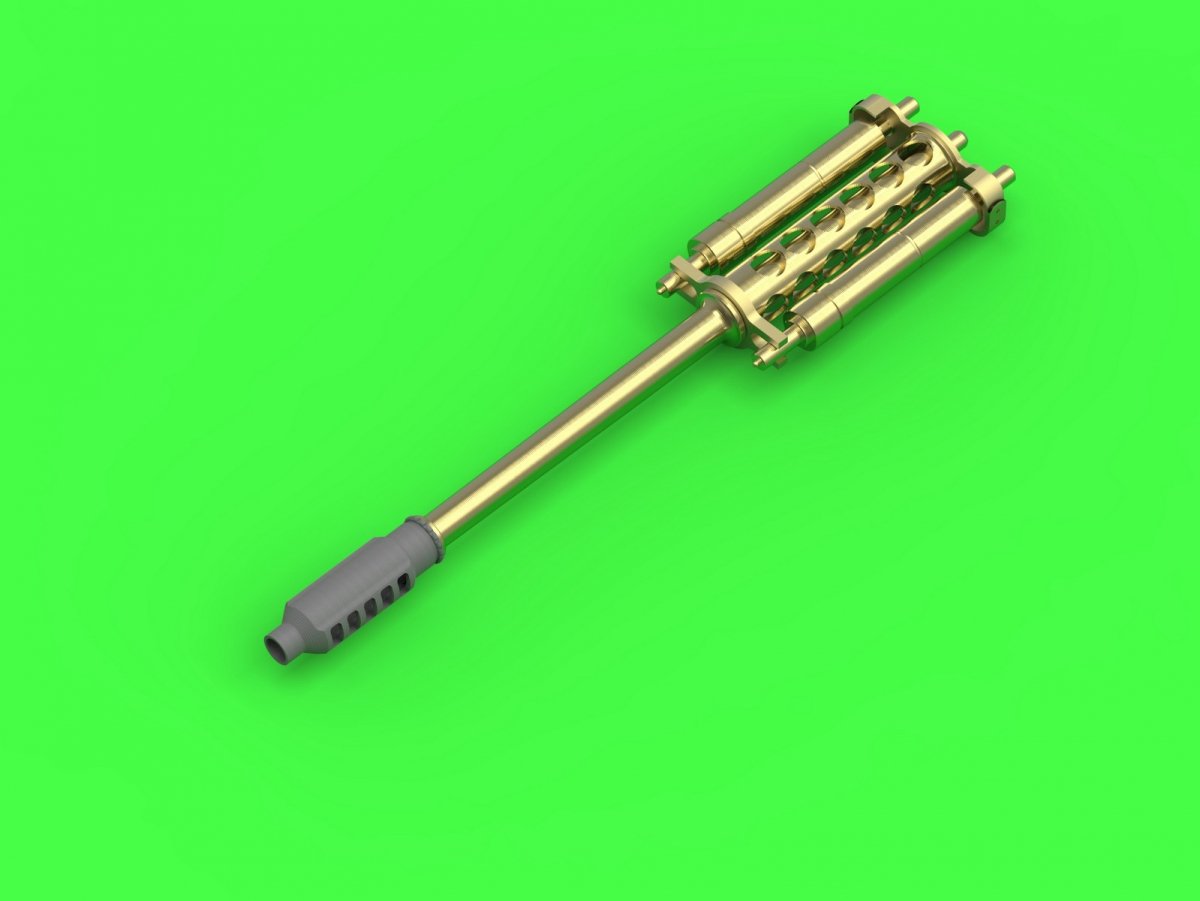 Master AM-32-092 AH-64 Apache - M230 Chain Gun barrel (30mm), Pitot Tubes and tail antenna (resin, PE and turned parts) 1/32