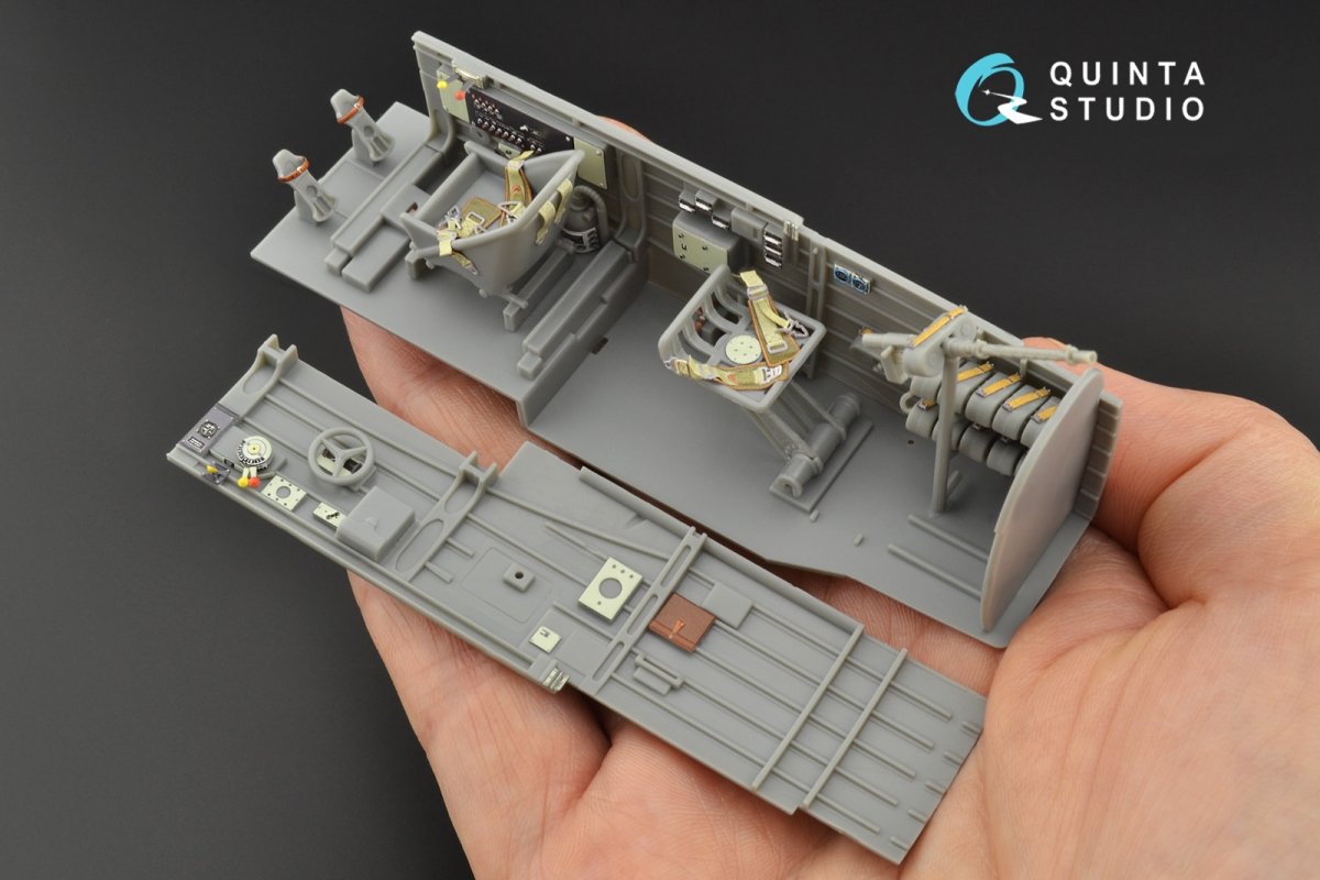 Quinta Studio QD32091 Ju 87A 3D-Printed &amp;amp; coloured Interior on decal paper (Trumpeter) 1/32 – Bild 9