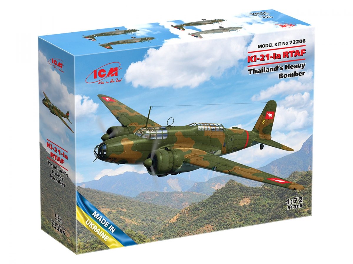 ICM 72206 Ki-21-Ia RTAF Thailand’s Heavy Bomber 1/72 – immagine 2