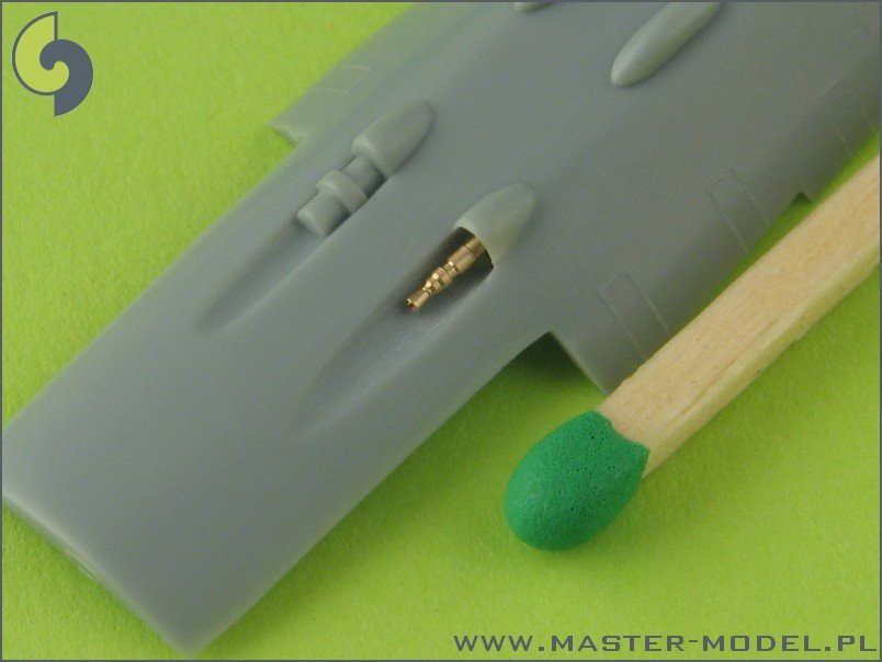 Master AM-72-012 Fw 190 A2 - A5 armament set (MG 17, MG FF, MG 151 barrel tips) &amp;amp; Pitot Tube – immagine 4