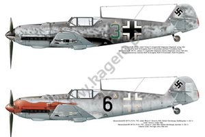 Kagero 7096 Messerschmitt Bf 109 T EN/PL – immagine 4