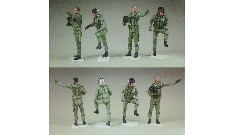 Sabre 4801 U.S.Navy F-14A &amp;quot;Tomcat&amp;quot; Pilot Team (1980s) 1/48 – Bild 2