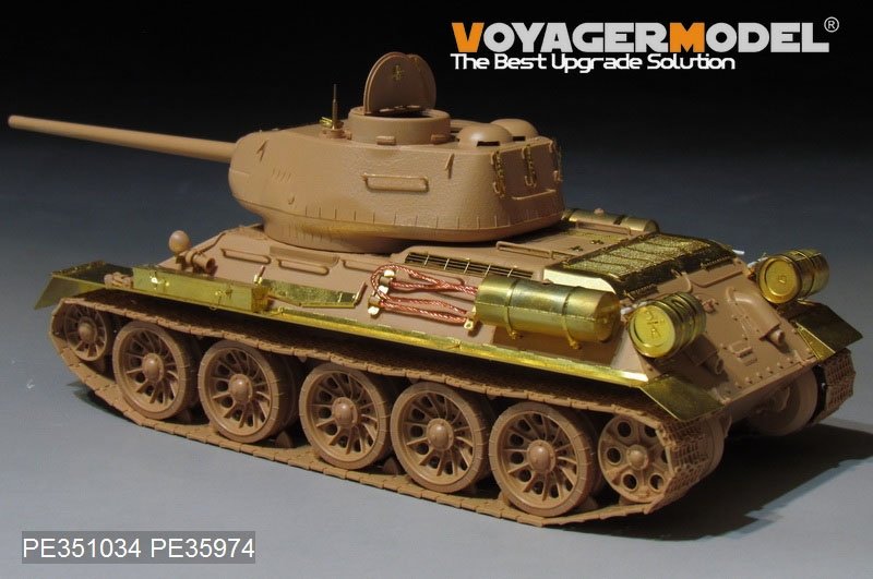 Voyager Model PE351034B (B ver include Gun Barre) WWII Russian T-34/85 No.174 Factory Production Basic（For RMF5059/5040）1/35 – immagine 2