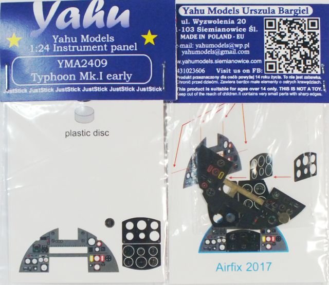 Yahu YMA2409 Typhoon (première génération) (Airfix) 1/24