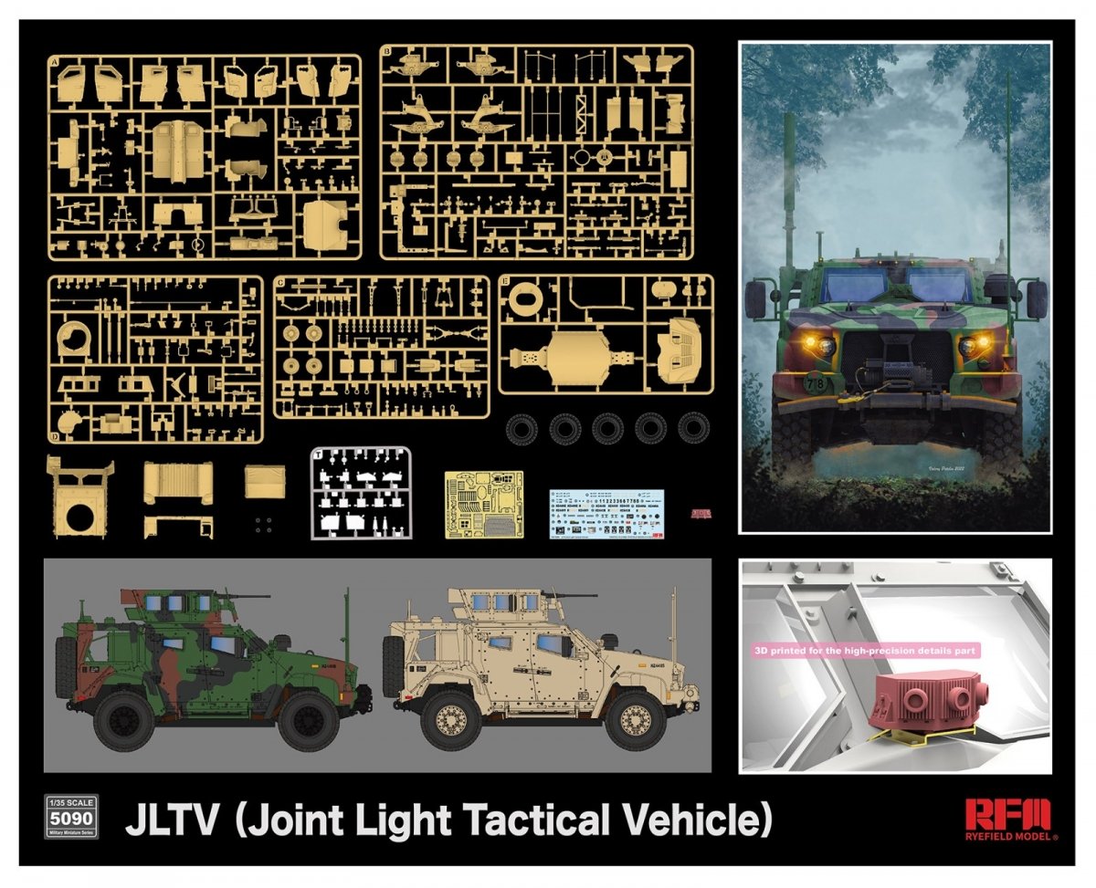 Rye Field Model 5090 JLTV ( Joint Light Tactical Vehicle ) 1/35 – imagen 3
