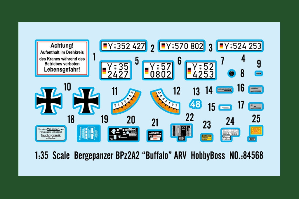 Hobby Boss 84568 Bergepanzer BPz2A2 Buffalo ARV 1/35 – imagen 4