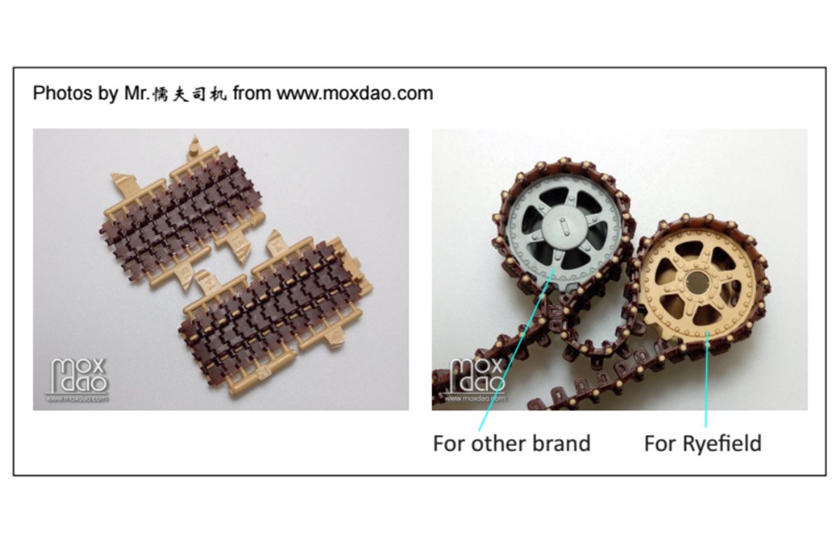 Maillons de chenille fonctionnels Rye Field Model 5014 pour Panther Ausf. A/G 1/35 – image 4