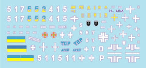 Star Decals 72-A1165 War in Ukraine 22 Ukrainian T-72B1 and T-72B3 1/72 – zdjęcie 3