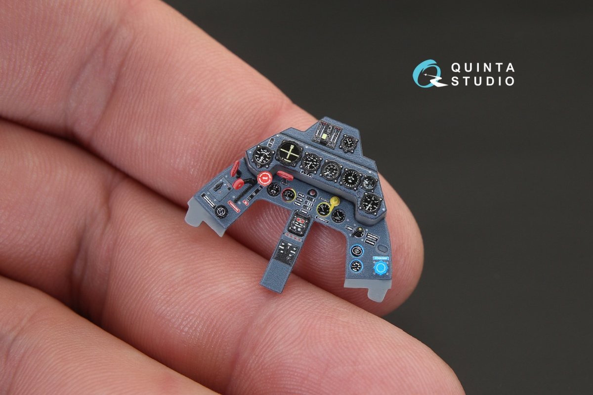 Quinta Studio QD32055 FW 190A-5 3D-Printed &amp;amp; coloured Interior on decal paper (for Hasegawa kit) 1/32 – imagen 6