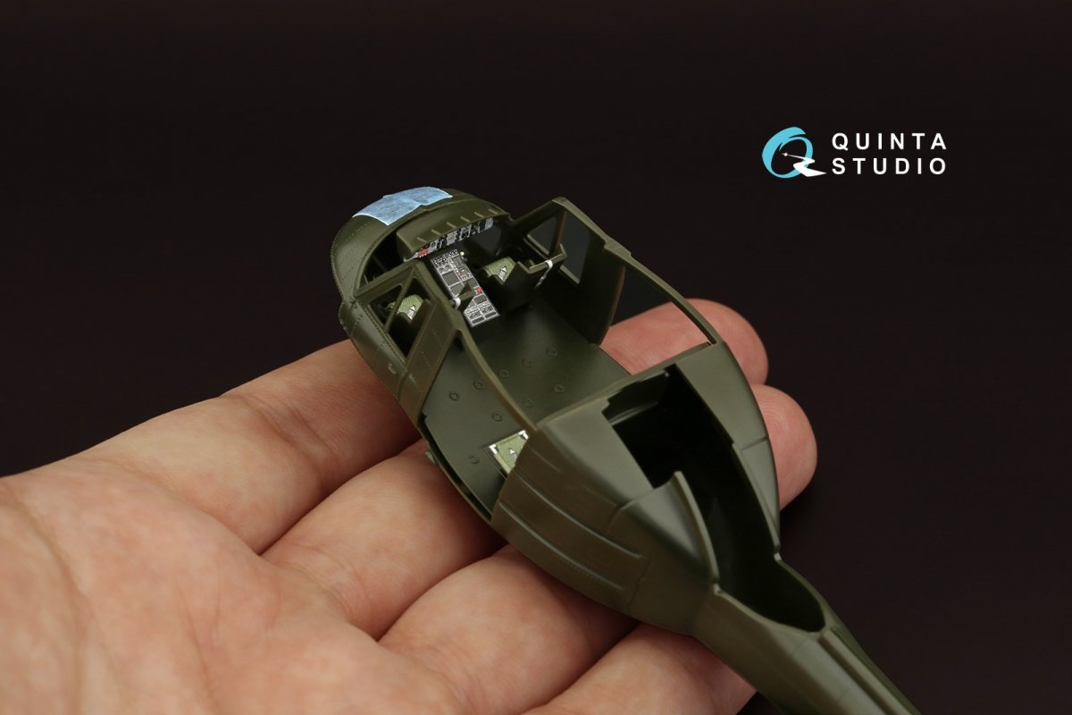 Quinta Studio QD72046 Uh-1B 3D-Printed &amp;amp; coloured Interior on decal paper (Italeri) 1/72 – immagine 11