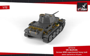 Armory Models 72210 VK 36.01(H) German WWII Experimental Heavy Tank 1/72 – zdjęcie 10
